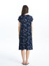 LC Waikiki Crew Neck Patterned Women's Dress